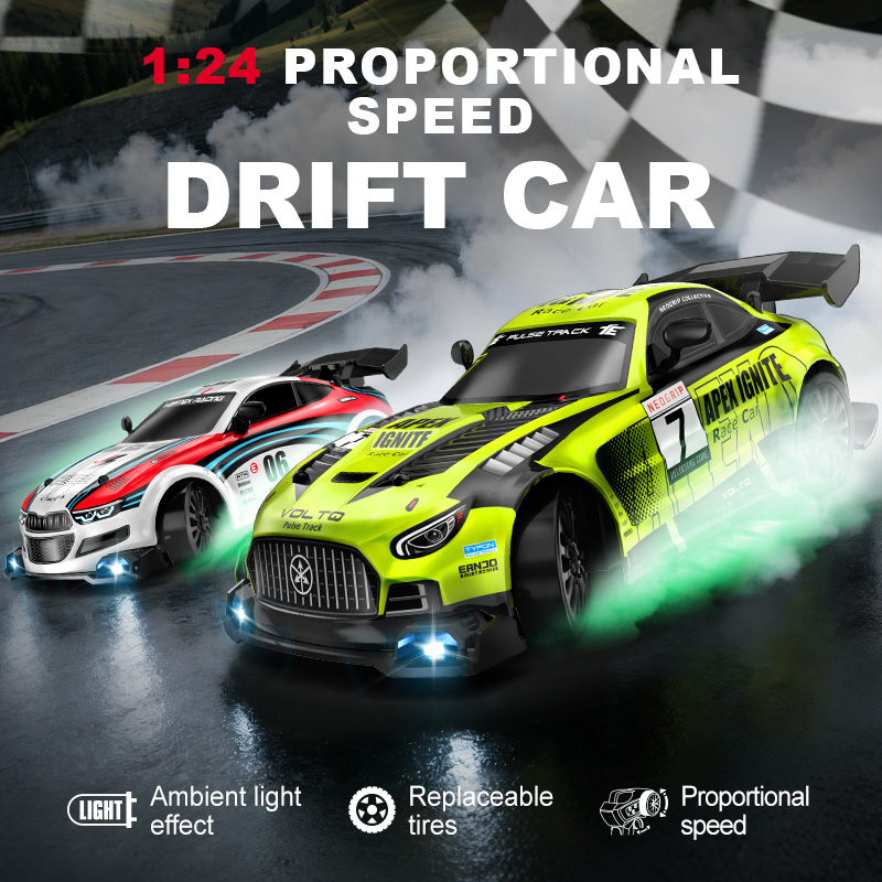 Rc Drift Car 1 24 Scale 4Wd - 1:24 Ölçekli 4WD RC Drift Araba