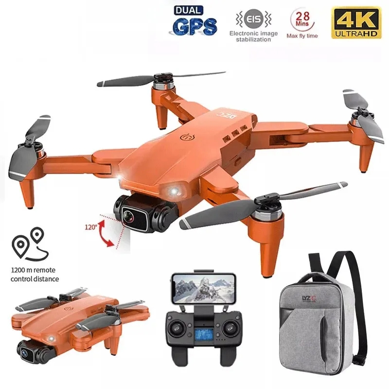 Fpv Brushless Rc Drone 4K - Drone L900 Pro 4K Profesyonel 5G