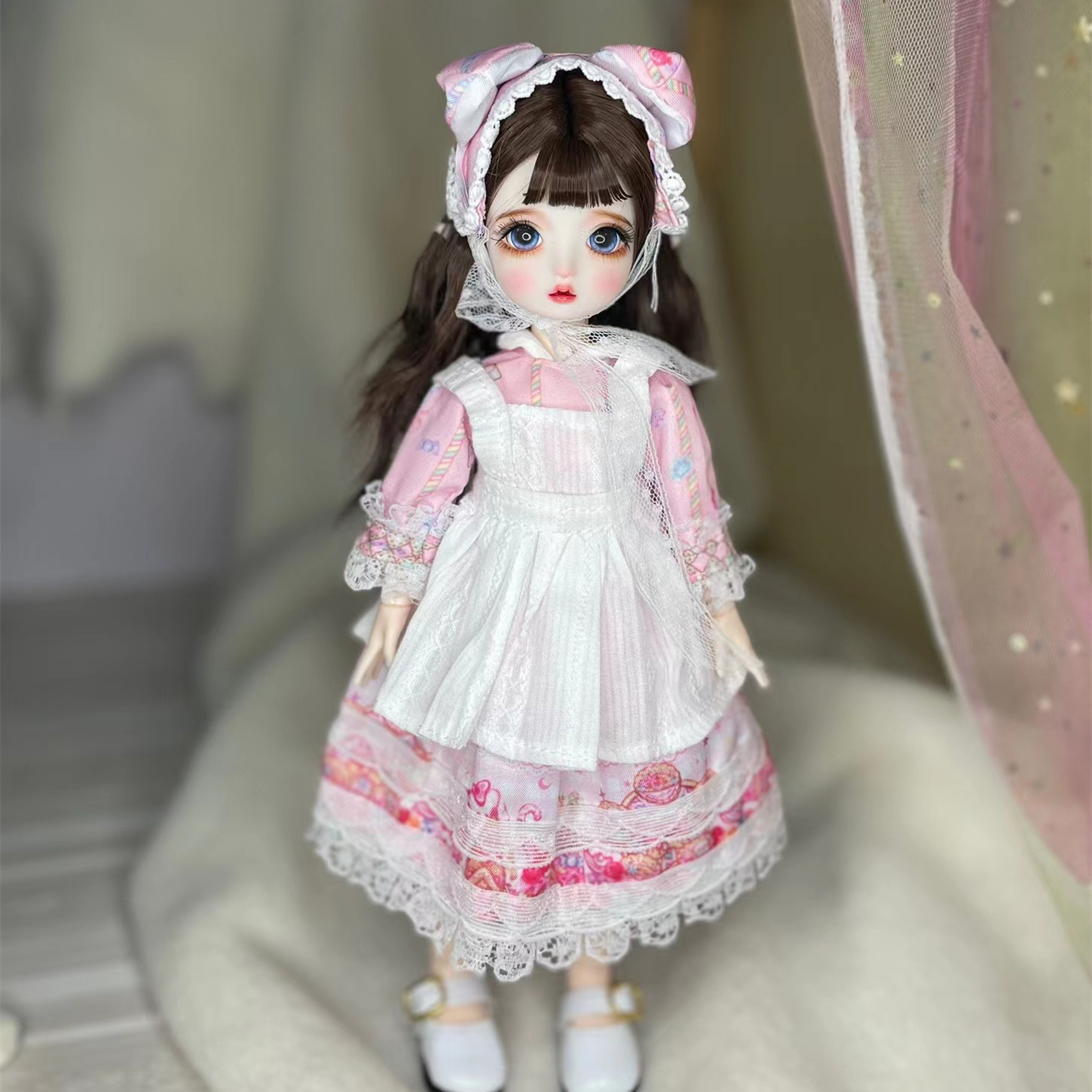 Bjd Doll 1 6 Full Set With Clothes - 1/6 ölçekli süper sevimli moda bebek