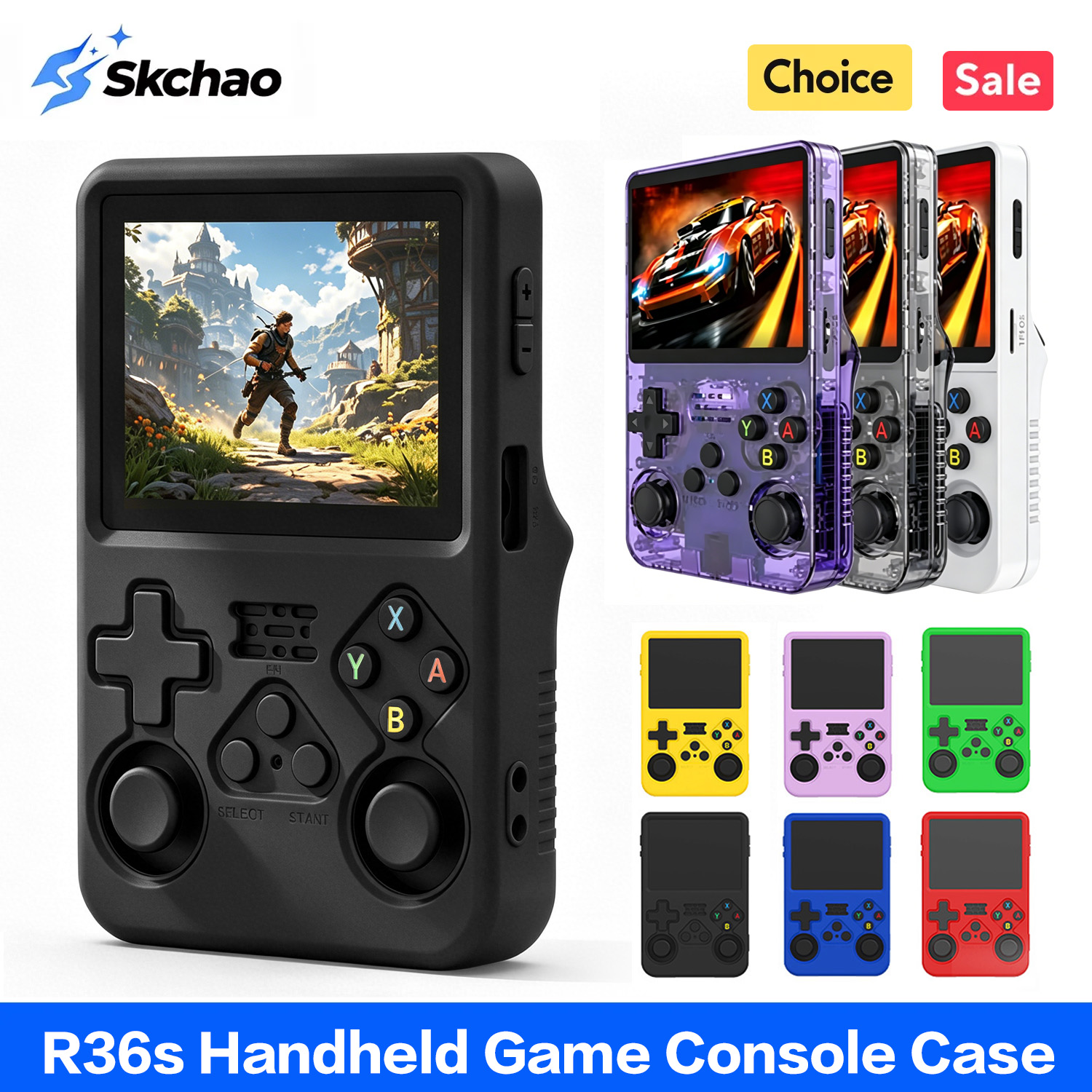Retro Handheld Game Console R36S - R36s Koruyucu Kılıf R36S Silikon Kılıf