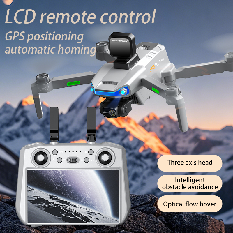 Fpv Brushless Rc Drone 4K - AE3 PRO Max YENI LCD SC