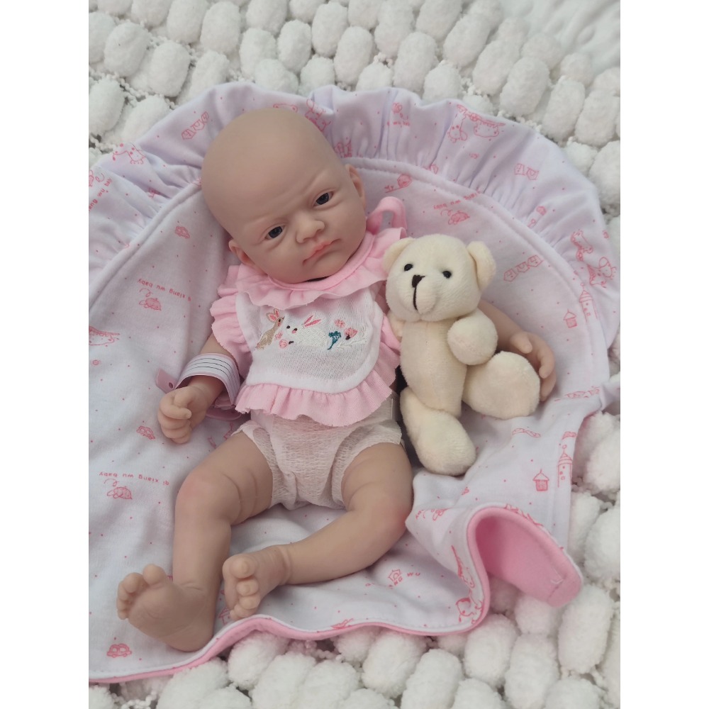Reborn Baby Doll Silicone Realistic - 12 İnç Yumuşak Silikon Reborn Bebek,