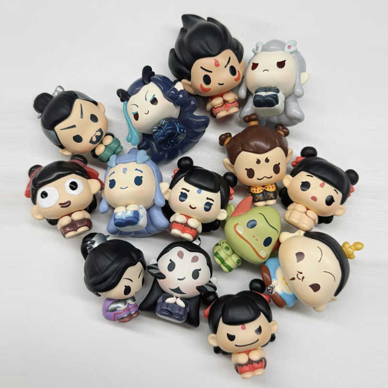 Anime Action Figure Blind Box - Ne Zha 2 Sıralı Oturmak Serisi