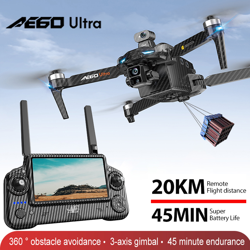 Fpv Brushless Rc Drone 4K - AE60 GPS Drone Profesyonel 8K Kamera