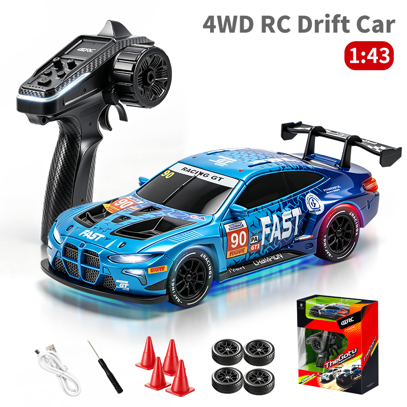 Rc Drift Car 1 24 Scale 4Wd - 2026 4DRC 1:43 Tam Ölçekli 4WD