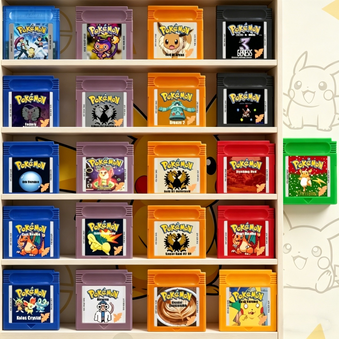 Board Games - GBC Pokemon Serisi Oyun Kartuşu Siyah