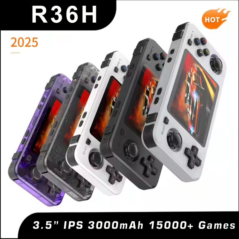 Retro Handheld Game Console R36S - Yeni R36H Retro El Konsolu Açık