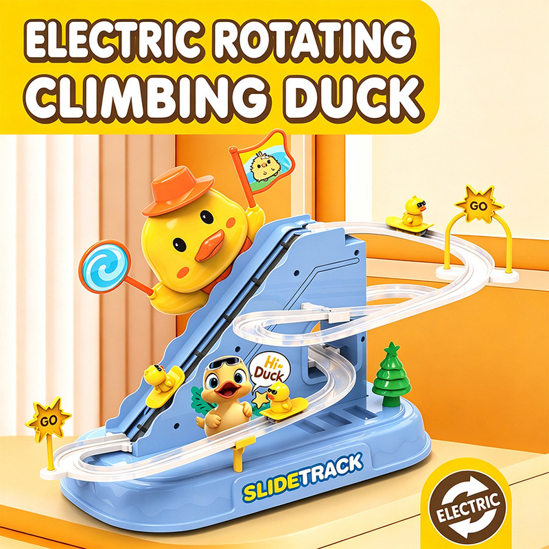 Educational Toys - Ördeklerin Merdivenlerden Tırmanması Oyuncakları, Yanıp Sönen
