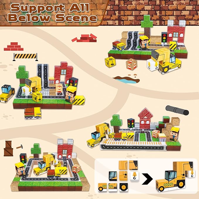 100 Parça Manyetik Blok, Manye - Magnetic Building Tiles Set 100Pcs incelemesi ve fiyatı