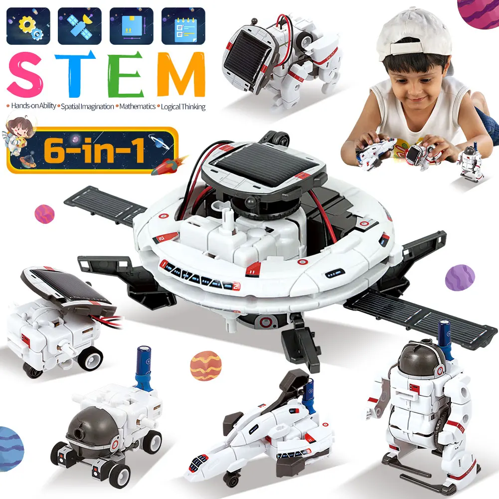 Güneş Robot oyuncaklar kitleri - Stem Solar Robot Kit For Kids incelemesi ve fiyatı