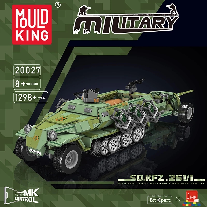 Kalıp kral 20027 askeri uzakta - Lego Compatible Military Tank incelemesi ve fiyatı