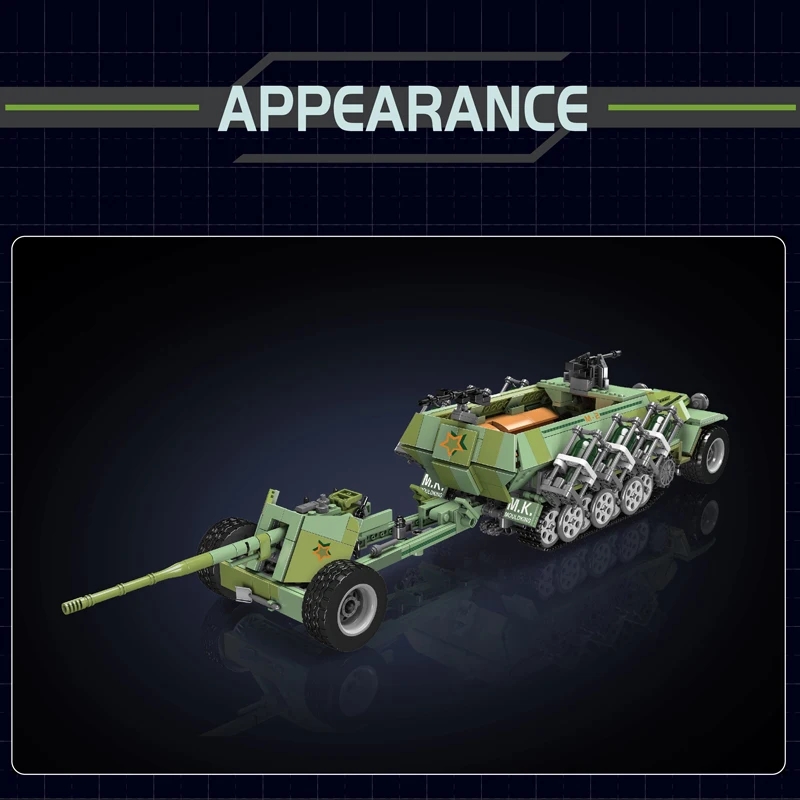 Kalıp kral 20027 askeri uzakta - Lego Compatible Military Tank incelemesi ve fiyatı