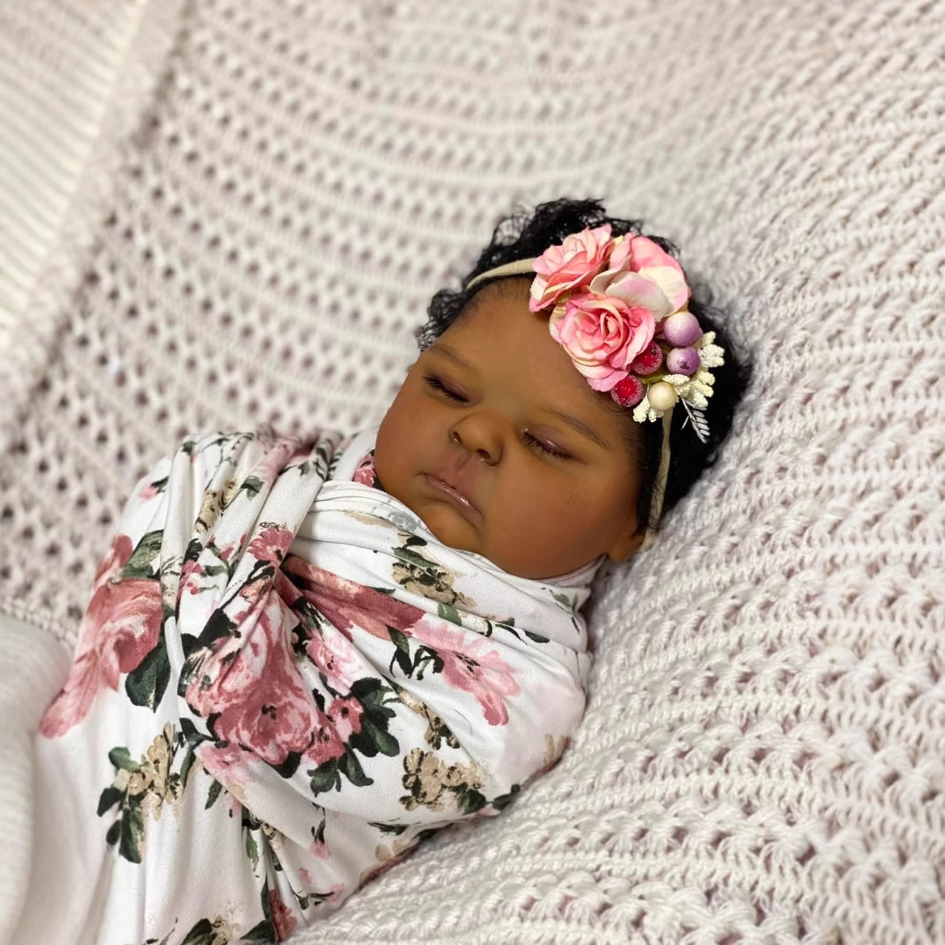 Koyu Cilt şeftali 19 Inç Gerçe - Reborn Baby Doll Silicone Realistic incelemesi ve fiyatı