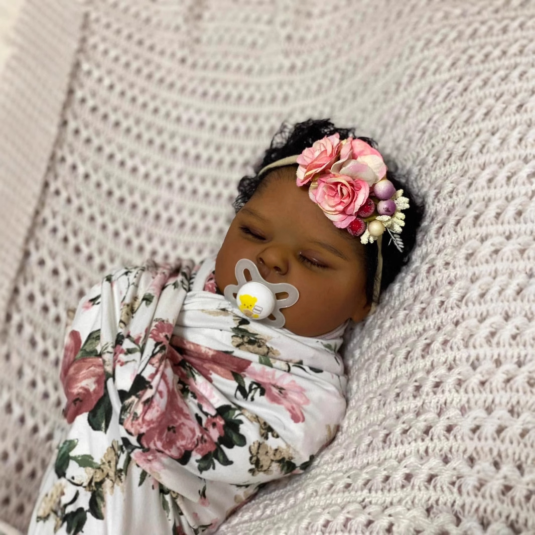 Koyu Cilt şeftali 19 Inç Gerçe - Reborn Baby Doll Silicone Realistic incelemesi ve fiyatı
