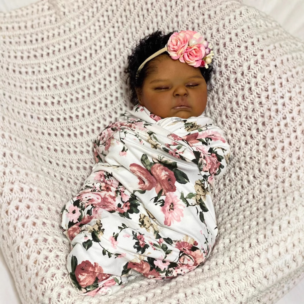 Koyu Cilt şeftali 19 Inç Gerçe - Reborn Baby Doll Silicone Realistic incelemesi ve fiyatı