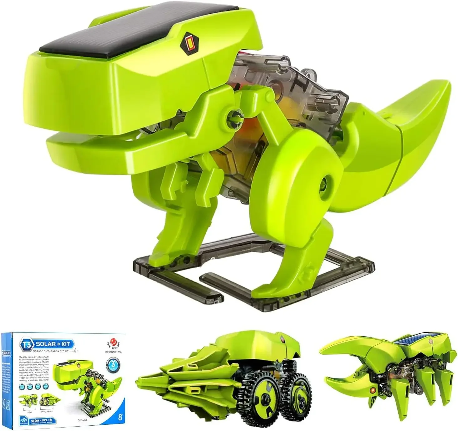 Birleştirin güneş Robot kiti 3 - Stem Solar Robot Kit For Kids incelemesi ve fiyatı