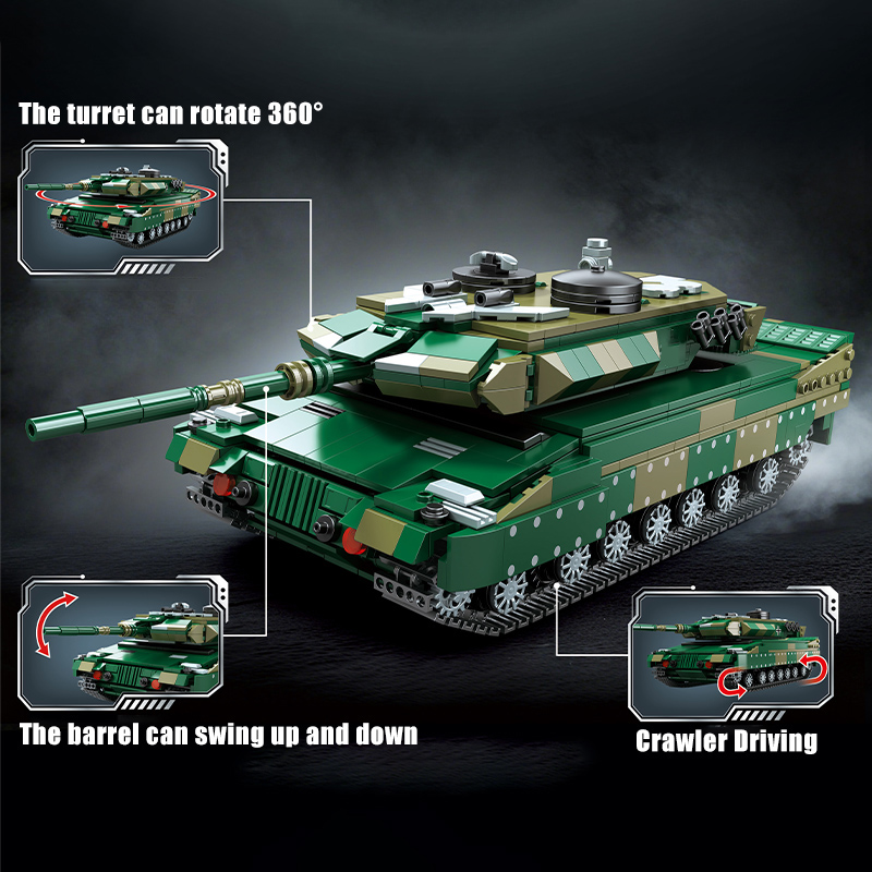 Askeri 1000 Adet Almanya Kapla - Lego Compatible Military Tank incelemesi ve fiyatı