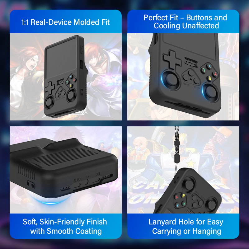 R36s Koruyucu Kılıf R36S Silik - Retro Handheld Game Console R36S incelemesi ve fiyatı