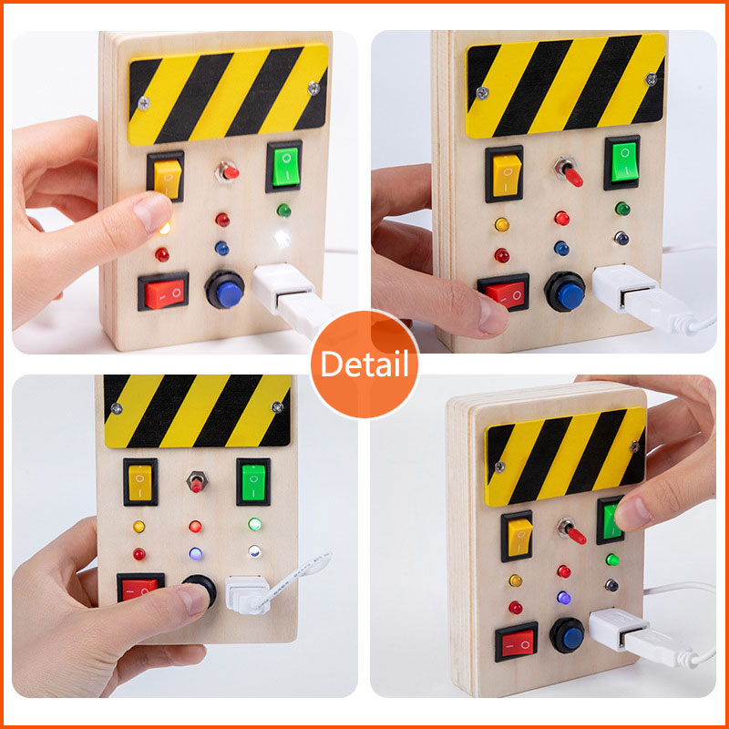 Montessori Meşgul Kurulu Duyus - Montessori Wooden Busy Board Toddler incelemesi ve fiyatı