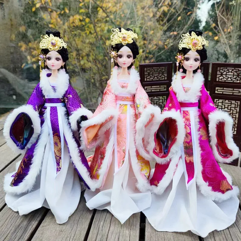 30cm bebek tam Set 1/6 antik k - Bjd Doll 1 6 Full Set With Clothes incelemesi ve fiyatı