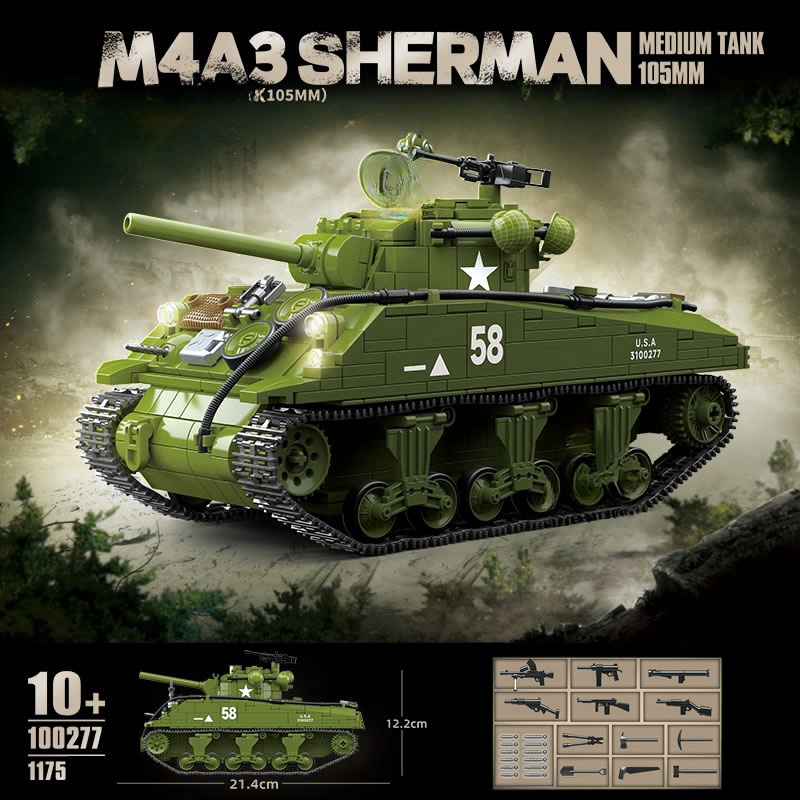 Yeni Dünya Savaşı Askeri Silah - Lego Compatible Military Tank incelemesi ve fiyatı