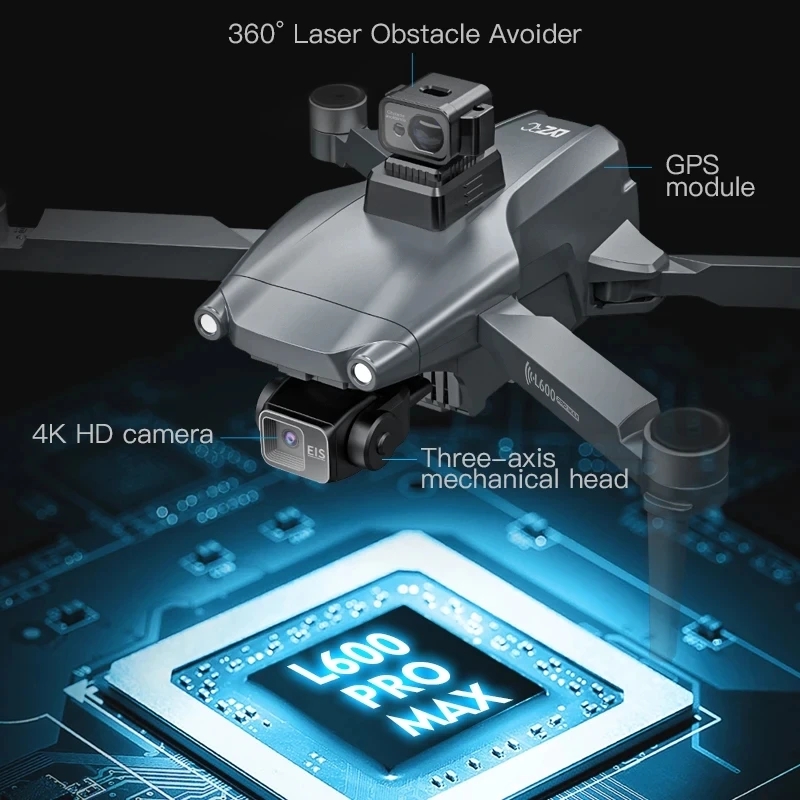 L600 PRO MAX GPS Drone Profesy - Fpv Brushless Rc Drone 4K incelemesi ve fiyatı