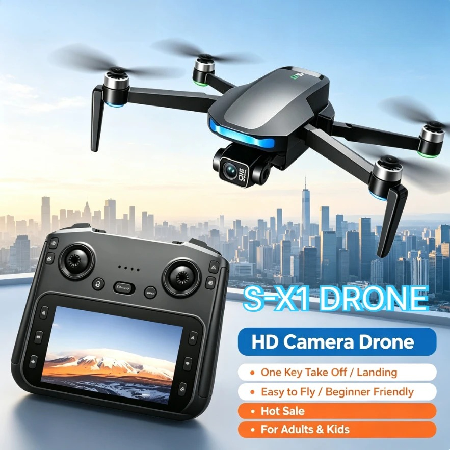 Orijinal S-X1 GPS Drone 8K HD  - Fpv Brushless Rc Drone 4K incelemesi ve fiyatı