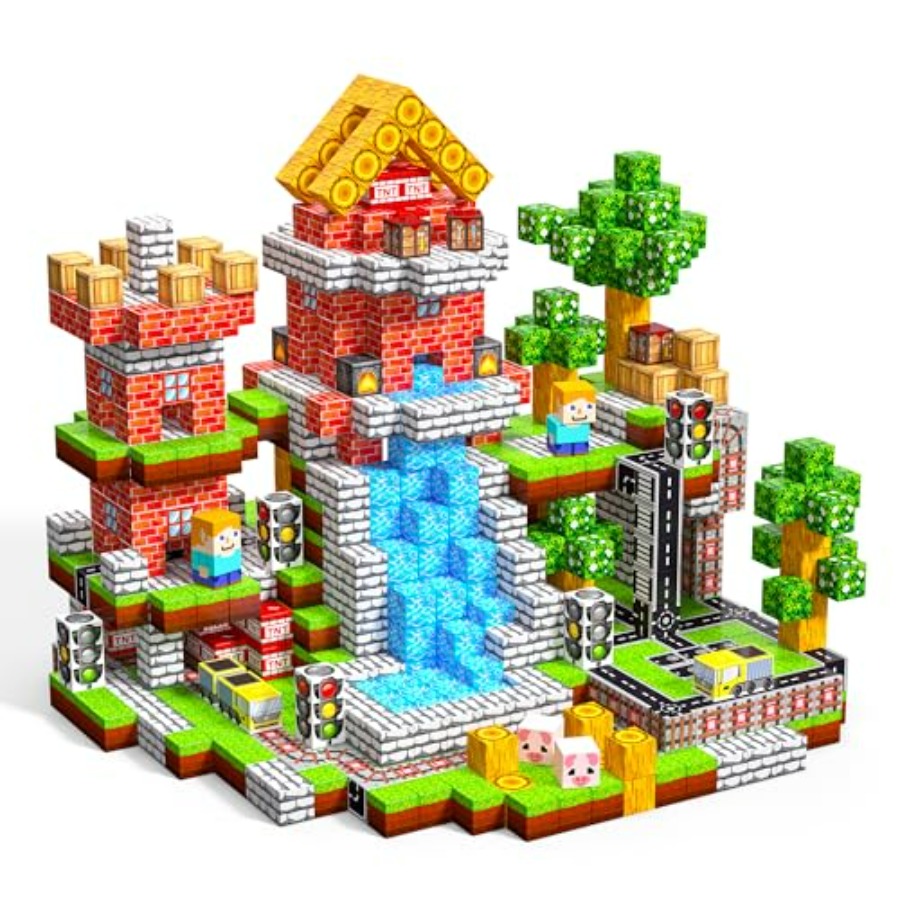 100 adet manyetik bloklar, 0.8 - Magnetic Building Tiles Set 100Pcs incelemesi ve fiyatı