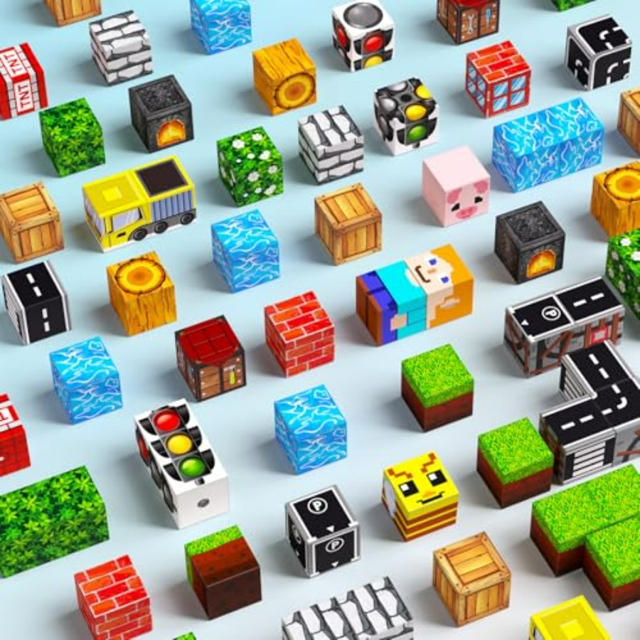 100 adet manyetik bloklar, 0.8 - Magnetic Building Tiles Set 100Pcs incelemesi ve fiyatı