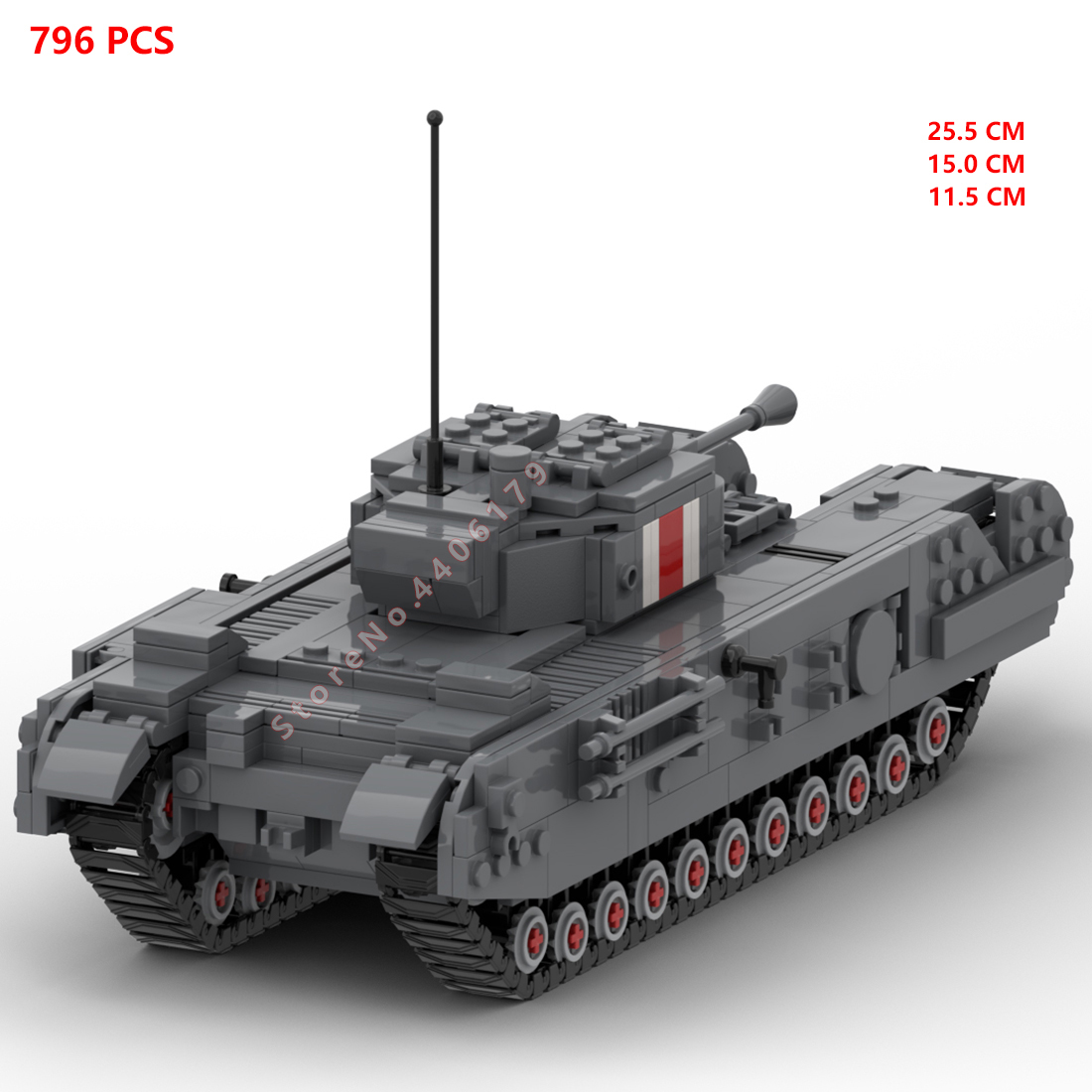 Sıcak askeri İkinci dünya sava - Lego Compatible Military Tank incelemesi ve fiyatı