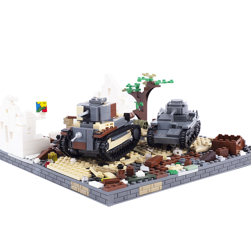 WW2 japonya askeri tankı yapı  - Lego Compatible Military Tank incelemesi ve fiyatı