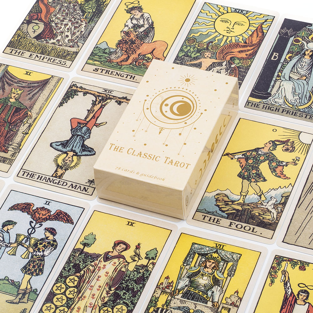 Yeni başlayanlar için klasik T - Tarot Cards Deck With Guidebook incelemesi ve fiyatı
