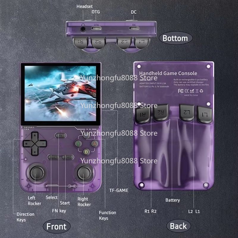 L K36 El Oyun Konsolu 3.5 İnç  - Retro Handheld Game Console R36S incelemesi ve fiyatı