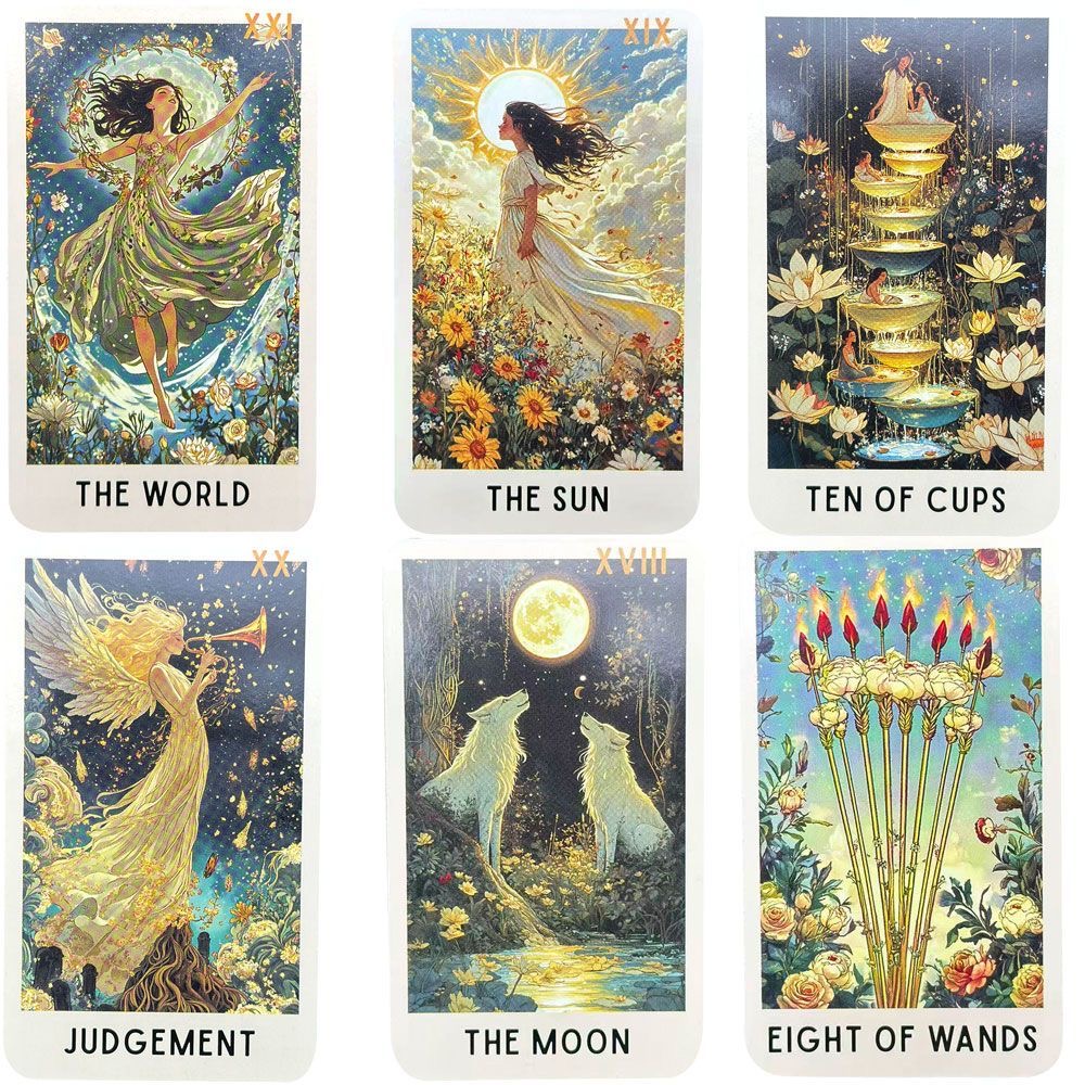 78 Gizemli Bloom Tarot Kartlar - Tarot Cards Deck With Guidebook incelemesi ve fiyatı