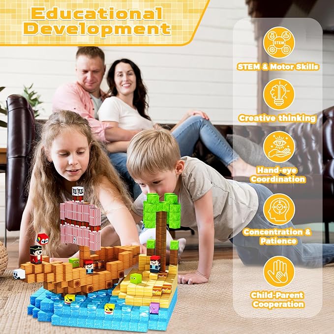 Manyetik Bloklar - 100 Parça M - Magnetic Building Tiles Set 100Pcs incelemesi ve fiyatı