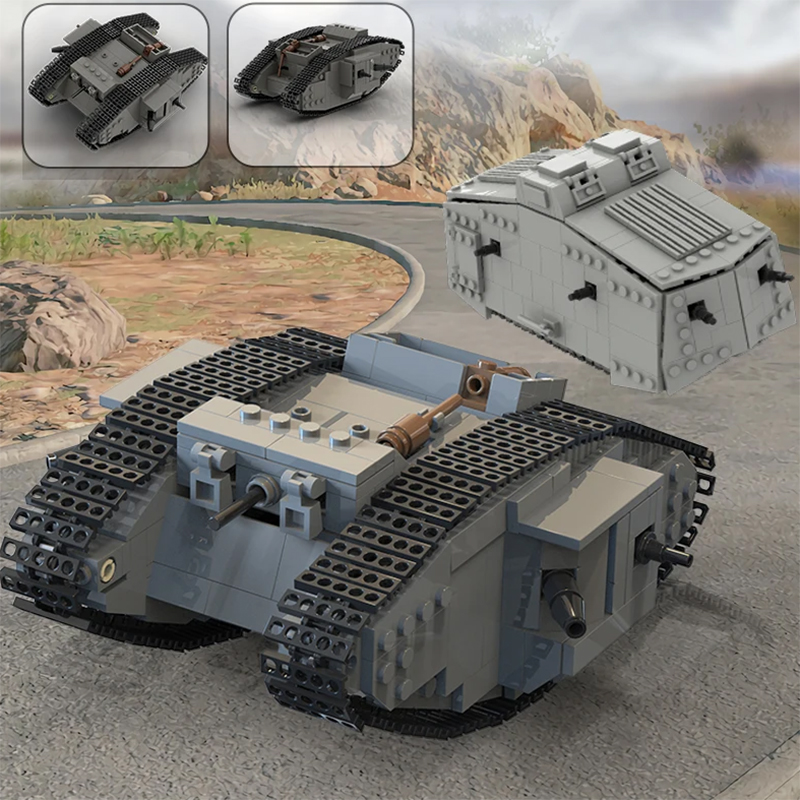 MOC WW1 Almanya Askeri A7V Sav - Lego Compatible Military Tank incelemesi ve fiyatı